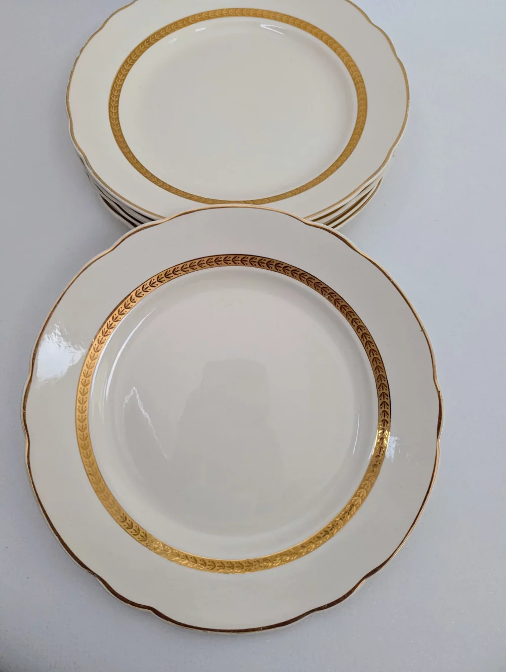 Set of 8 Villeroy & Boch dinner plates model 7301 - Image 2