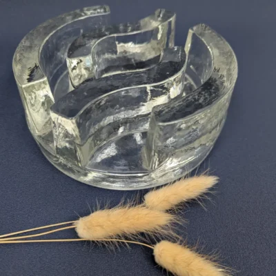 Bougeoir Cristal Années 70 - L. Stovchen