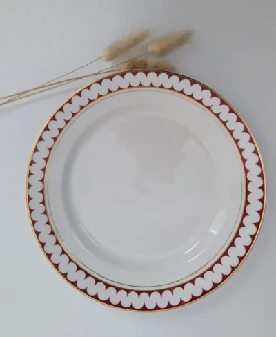 Assiette plate Luneville modèle Madrigal