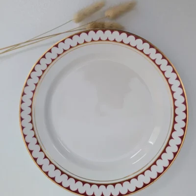 Assiette plate Luneville modèle Madrigal
