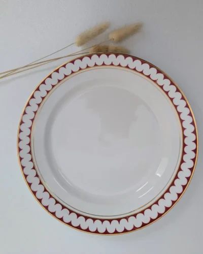 Assiette plate Luneville modèle Madrigal