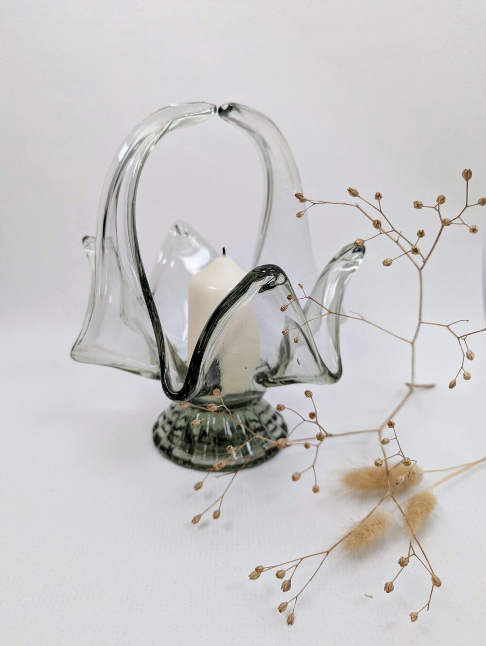 Blown glass candle jar - Image 4