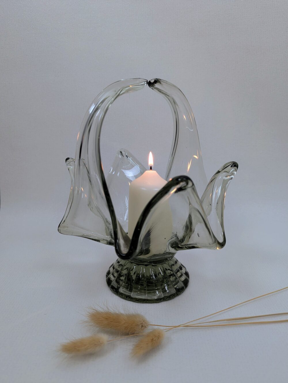Blown glass candle jar - Image 5