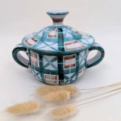 sucrier à 2 anses signé Robert Picaut