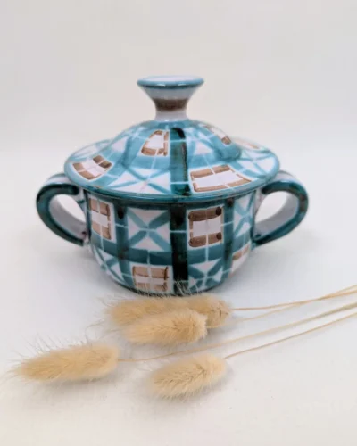 sucrier à 2 anses signé Robert Picaut