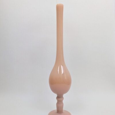vase en opaline rose vintage type soliflore