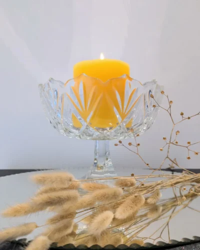 coupe en cristal ciselé vintage