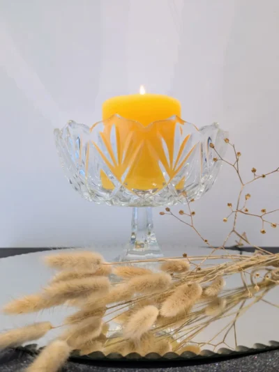 coupe en cristal ciselé vintage
