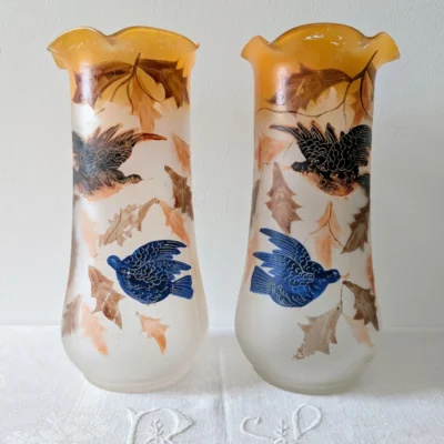 paire de vases art nouveau ancien