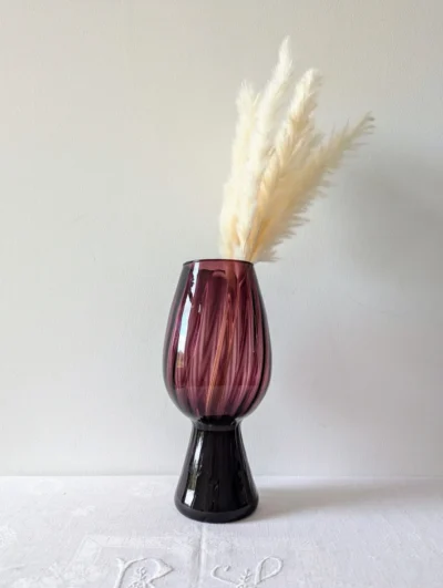mise en scène vase empoli parme vintage