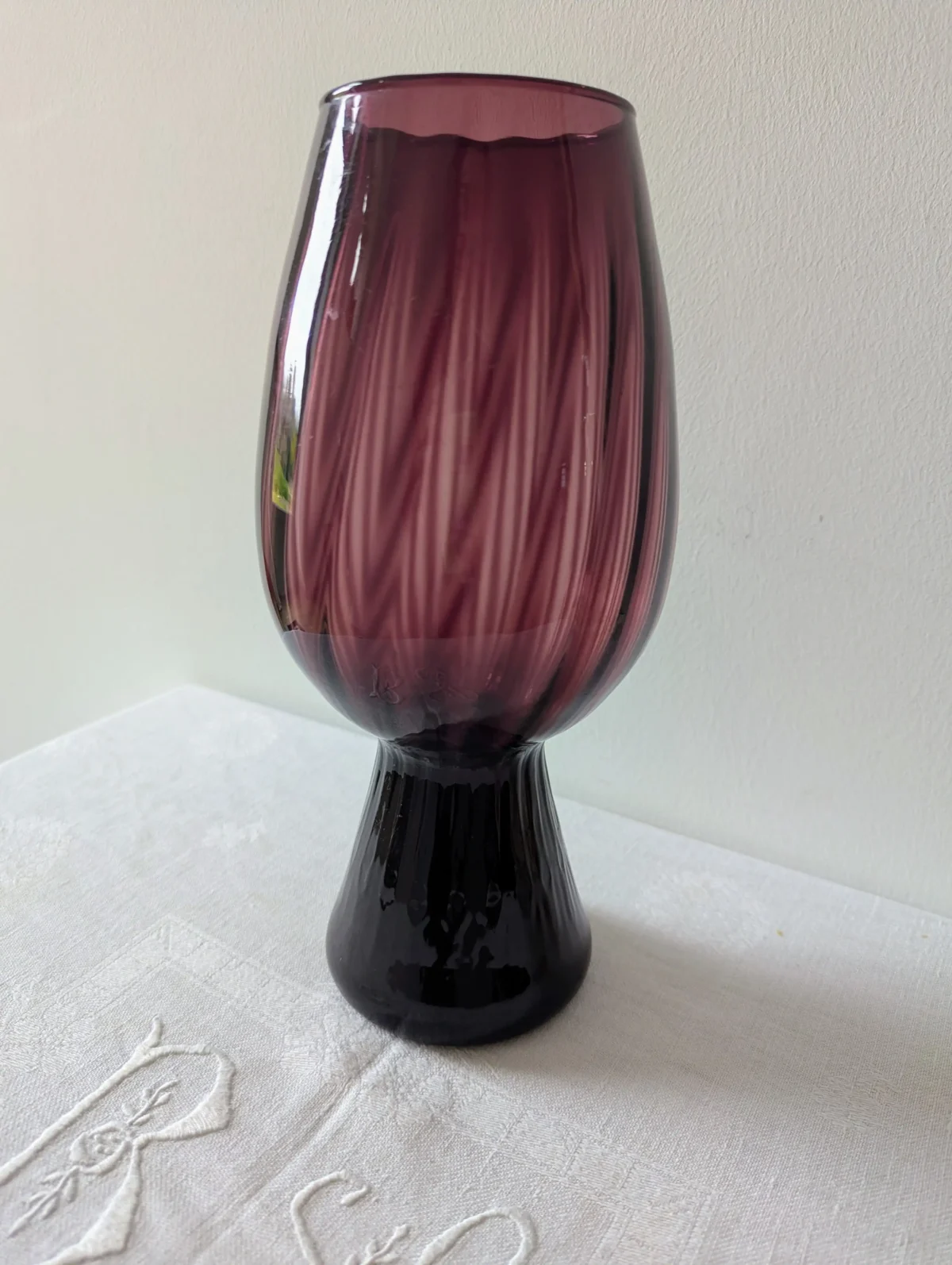 détail vase empoli vintage parme