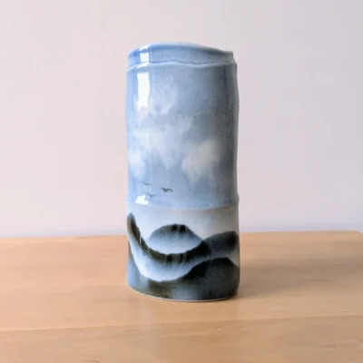 vase en porcelaine de virebent design claire debril