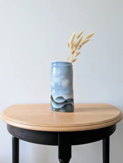 vase en porcelaine de virebent design claire debril