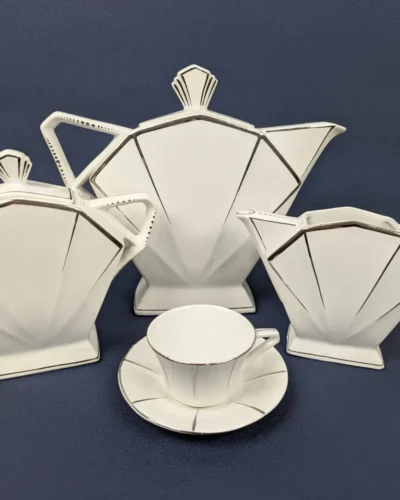 Service à Café Art Déco 1930 en Porcelaine FT Complet