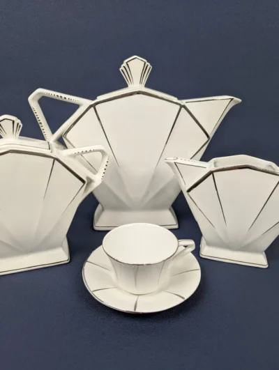 Service à Café Art Déco 1930 en Porcelaine FT Complet