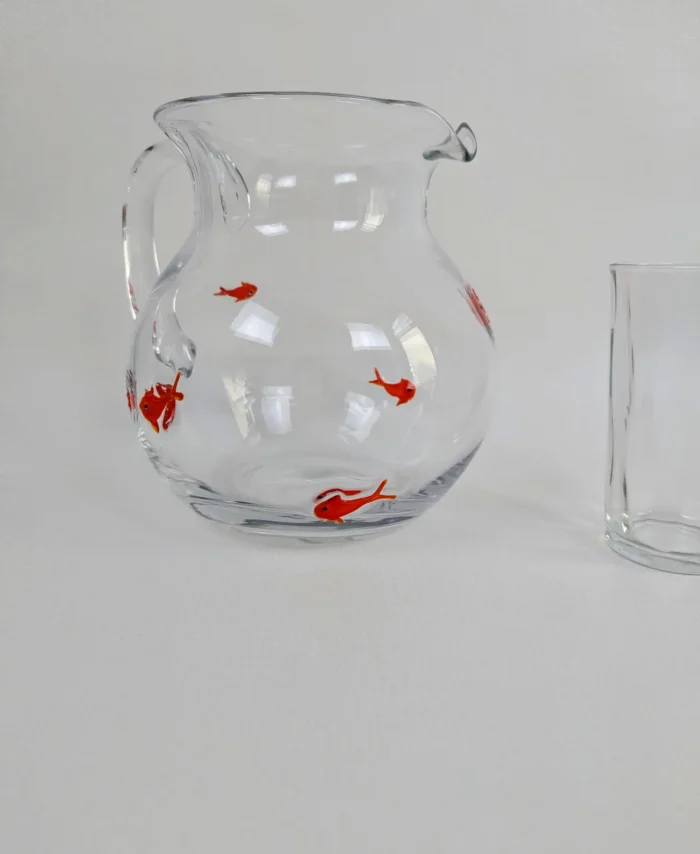 Broc en verre soufflé