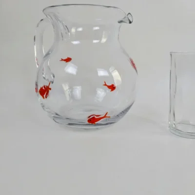 Broc en verre soufflé