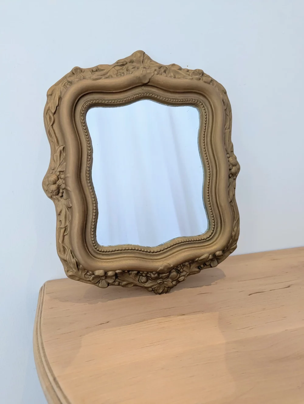 Antique plaster mirror - Image 5