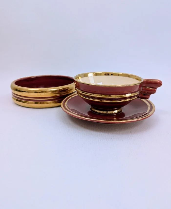 Art Deco cups and bowls
