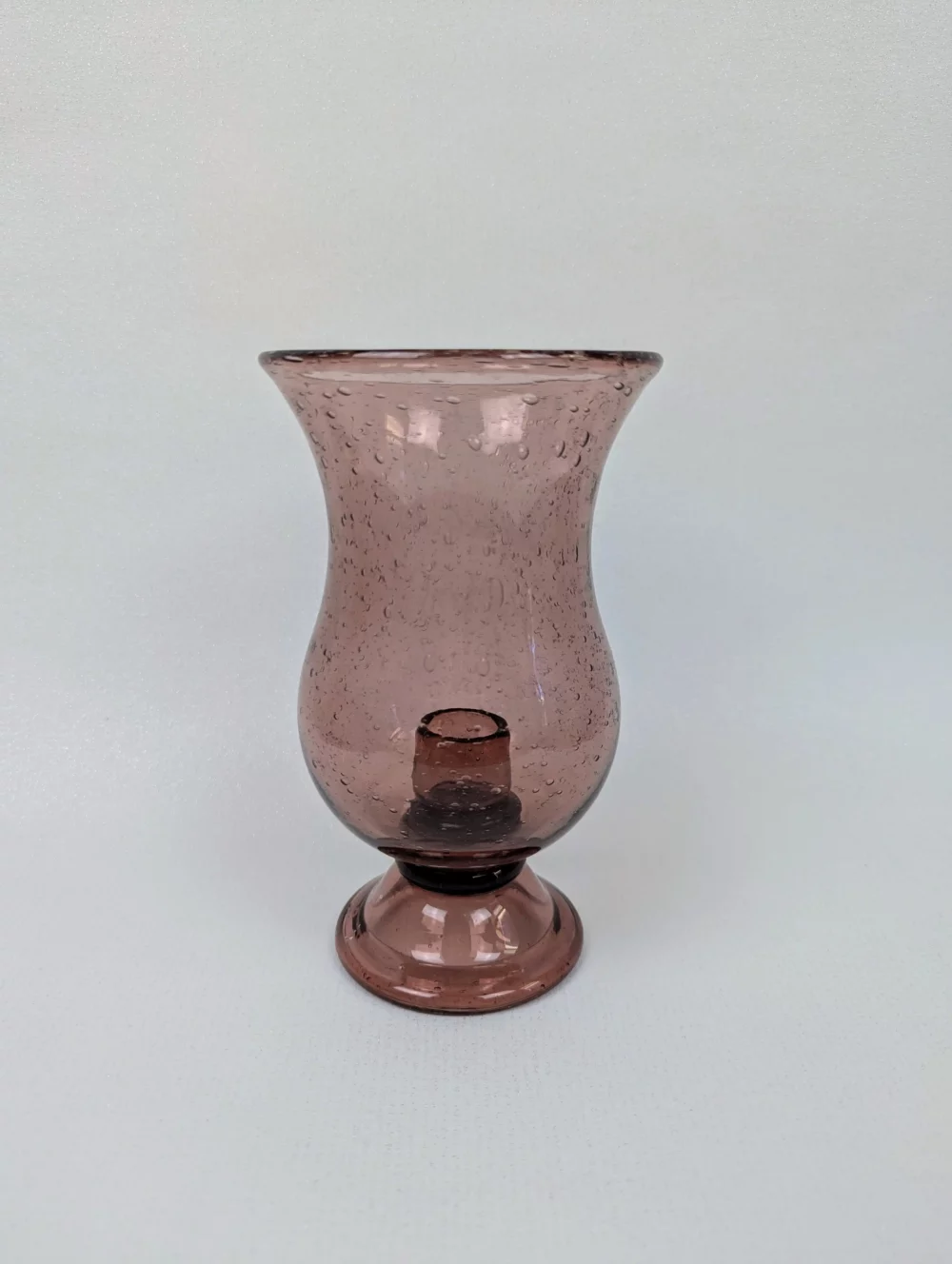 Blown glass candle jar from Biot - Image 2