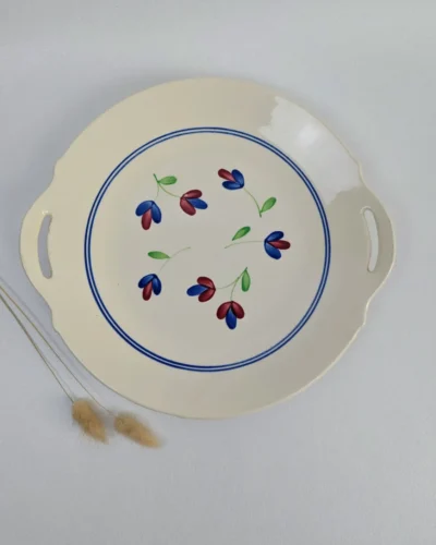 Plat à tarte dessert Luneville modèle Cigale