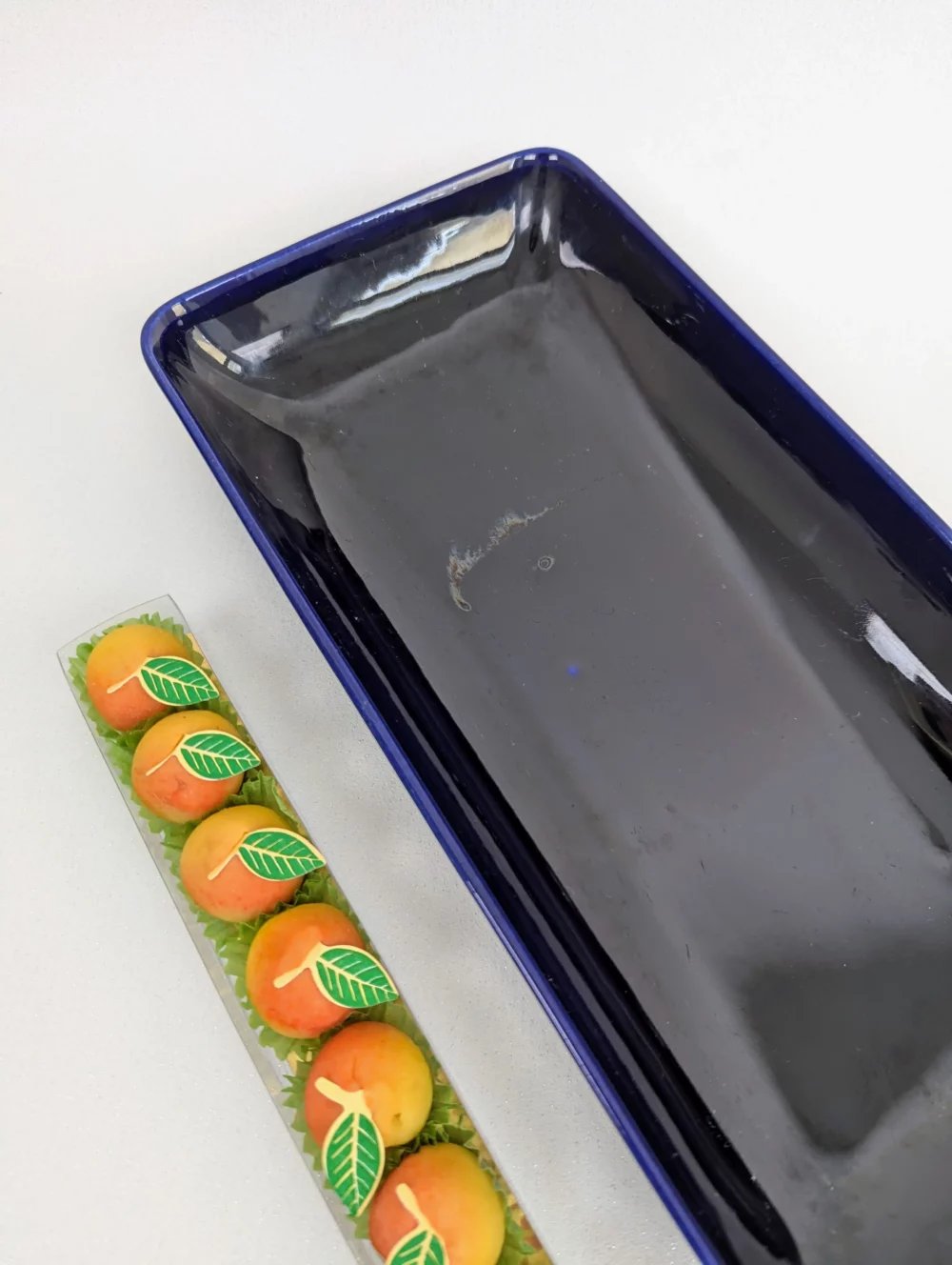 Blue ceramic serving dish - Image 5