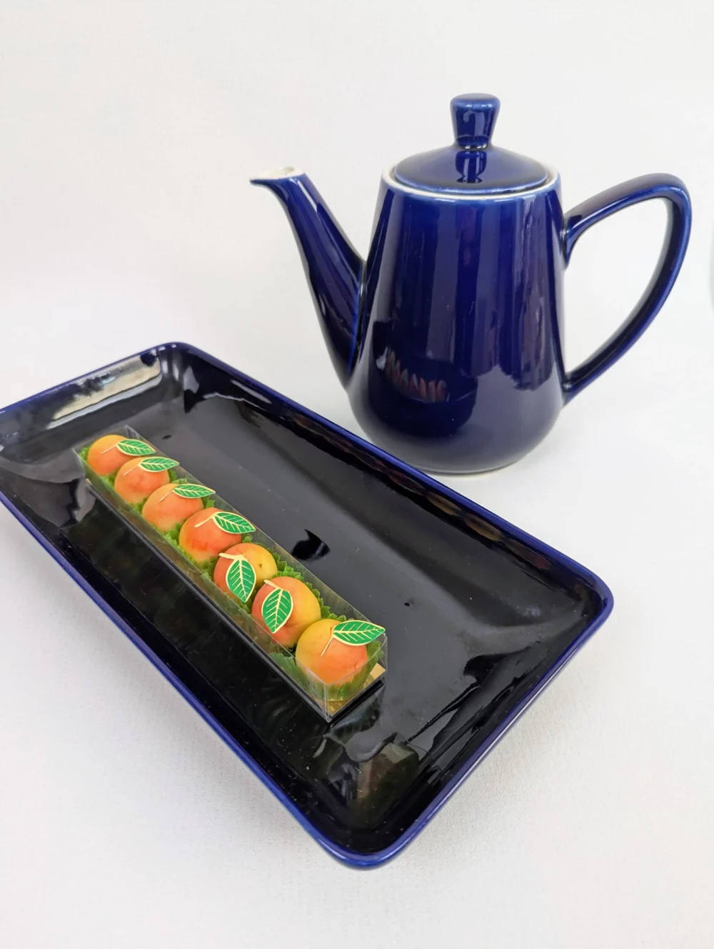 Blue ceramic serving dish - Image 4