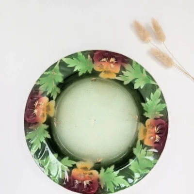 Plat de service en Terre de Fer signé Noisy le Grand