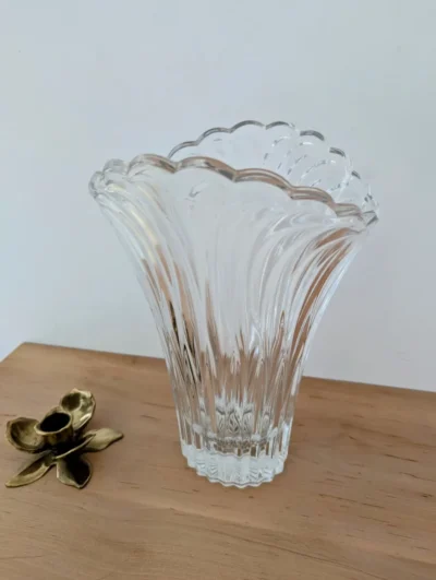 Vase Cristal d'Arques Niagara vintage