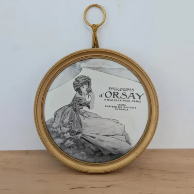 Cadre rond Art Nouveau