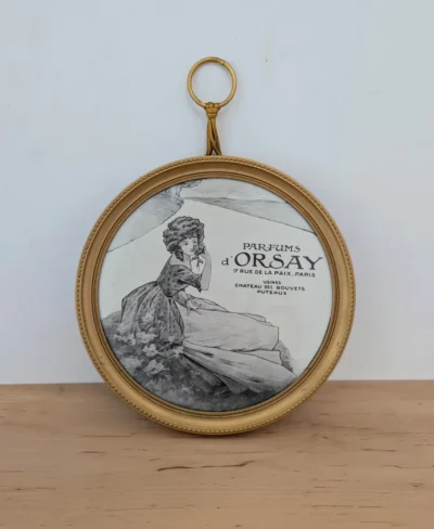 Cadre rond Art Nouveau