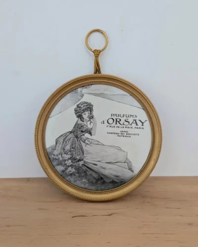 Cadre rond Art Nouveau