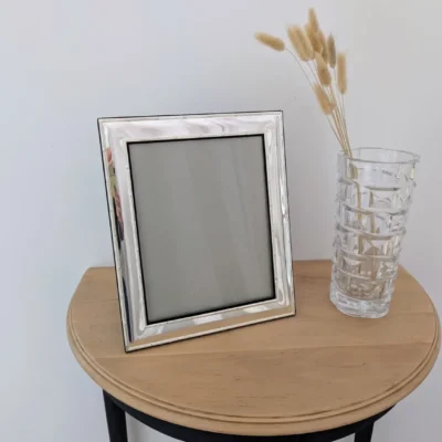 cadre photo vintage en plaqué argent