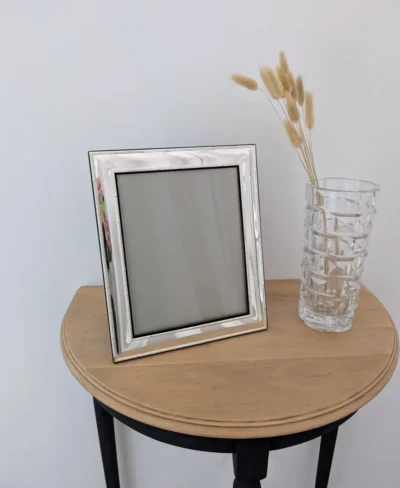 cadre photo vintage en plaqué argent