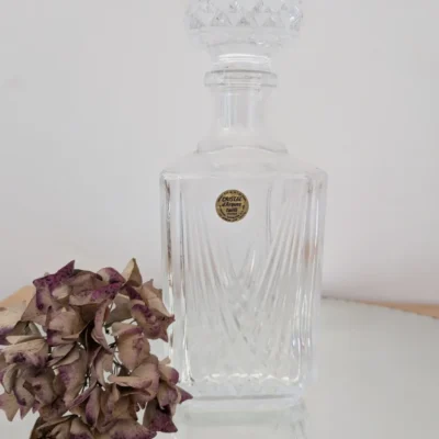Carafe à whisky vintage cristal d'arques