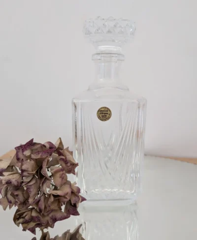 Carafe à whisky vintage cristal d'arques