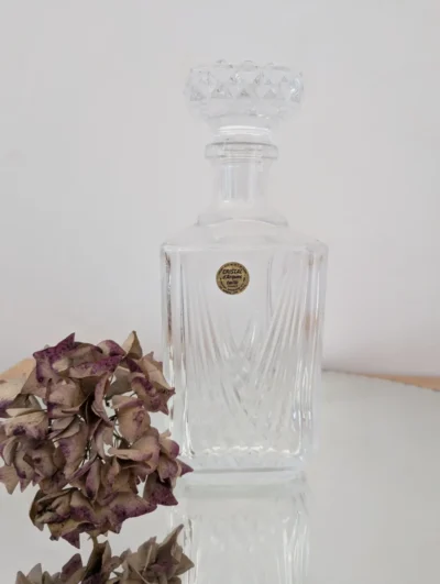 Carafe à whisky vintage cristal d'arques