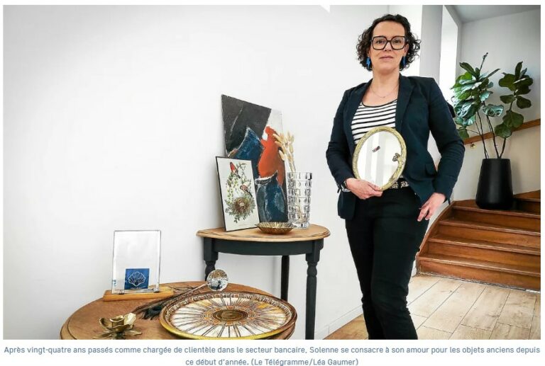 Photo de l'article du Télégramme de Léa Gaumer montrant Solenne Redon