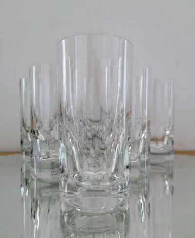 6 verres en cristal villeroy & boch