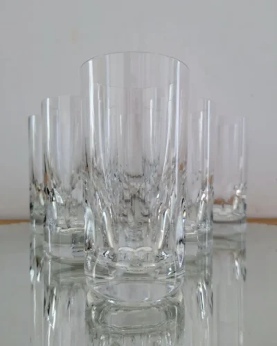 6 verres en cristal villeroy & boch