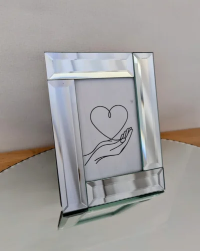 cadre photo vintage miroirs biseauté