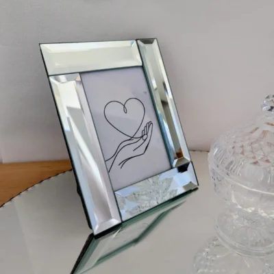 cadre photo vintage miroirs biseauté