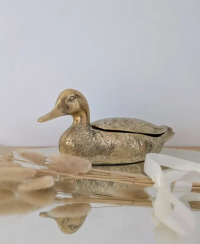 canard laiton vide poche vintage
