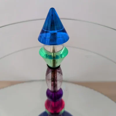 coupe à fruits en verre vintage design Leonardo