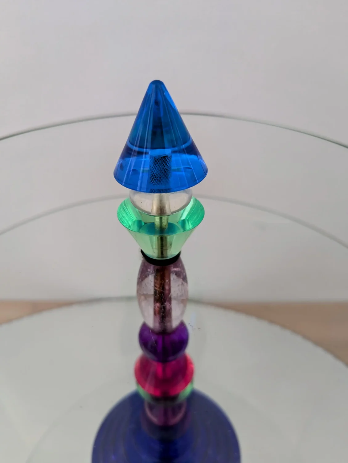 coupe à fruits en verre vintage design Leonardo