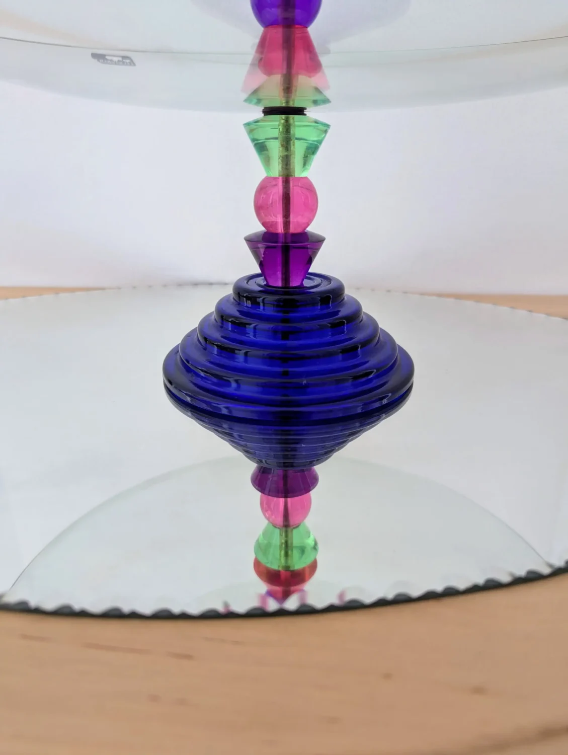 coupe à fruits en verre vintage design Leonardo