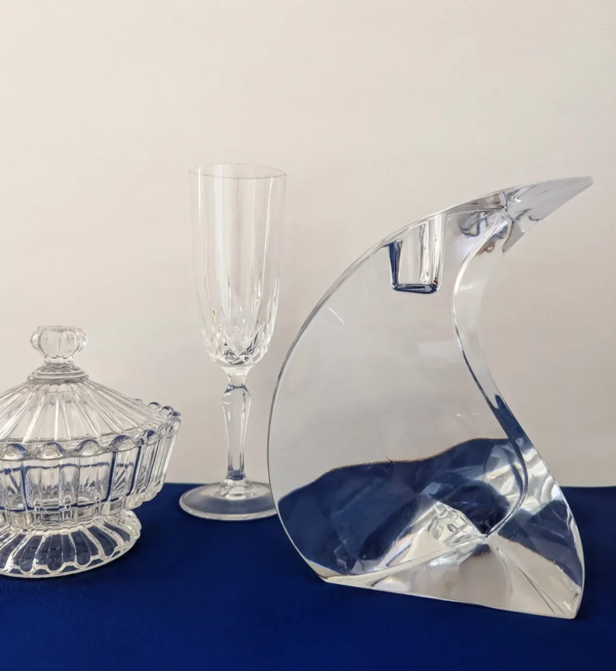 Sélection objets vintage déco en cristal