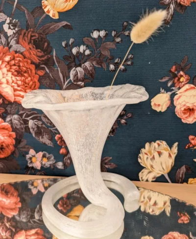 vase trompette verre de murano vintage
