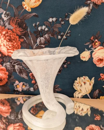 vase trompette verre de murano vintage