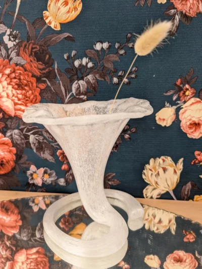 vase trompette verre de murano vintage